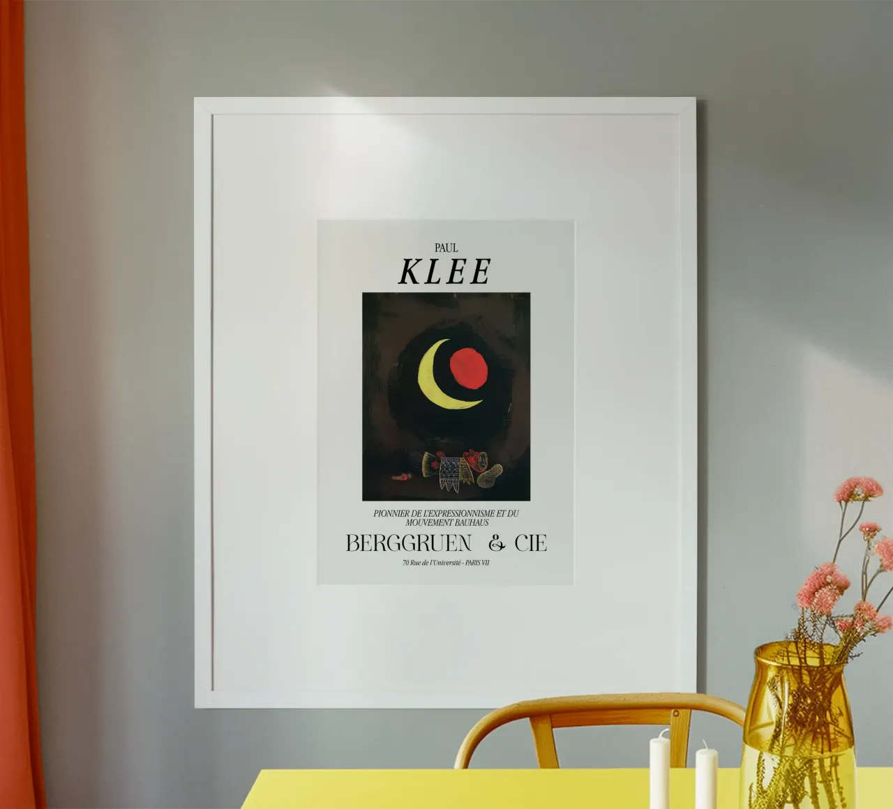 Paul Klee Sogno forte Espressionismo Bauhaus Berggruen poster con telaio in plastica da NorwesClub
