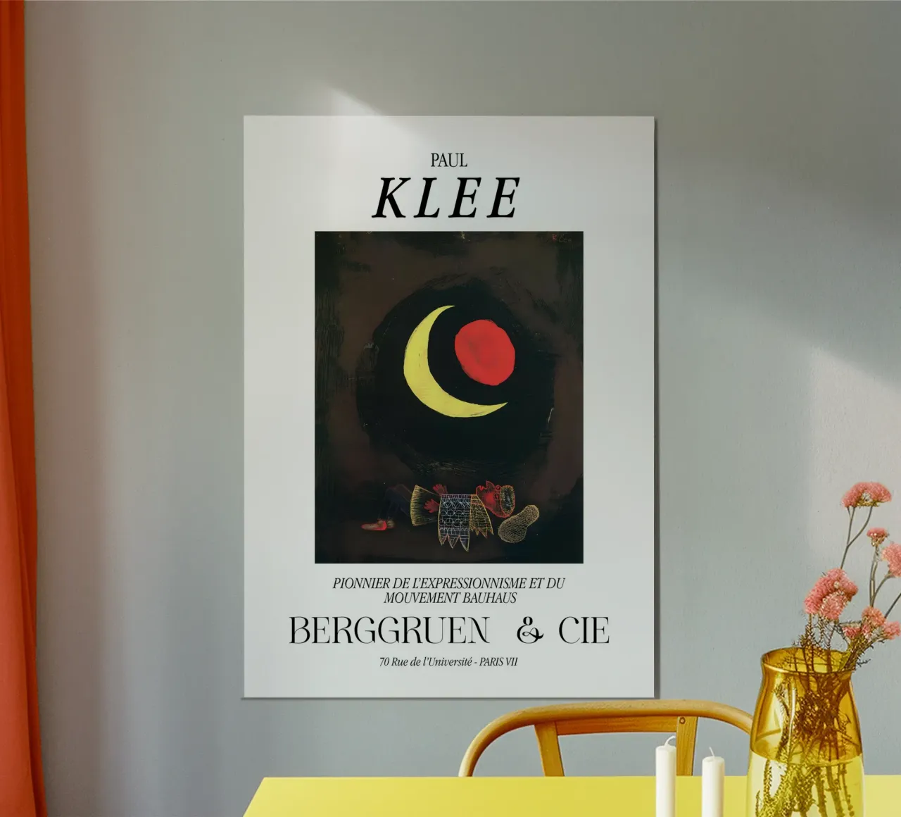 Paul Klee Sogno forte Espressionismo Bauhaus Berggruen poster con telaio in plastica da NorwesClub