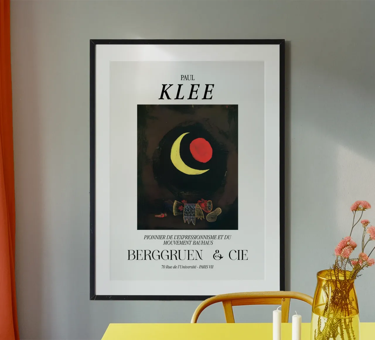 Paul Klee Sogno forte Espressionismo Bauhaus Berggruen poster con telaio in plastica da NorwesClub