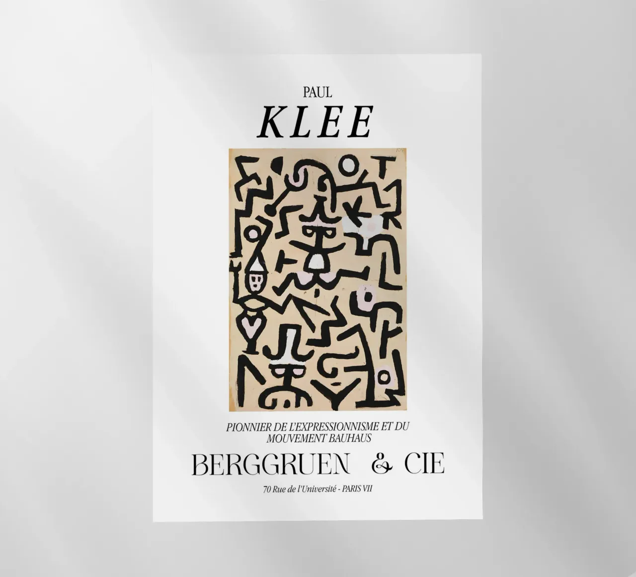 Paul Klee Comici Espressionismo Bauhaus Berggruen pellicola backlit da NorwesClub