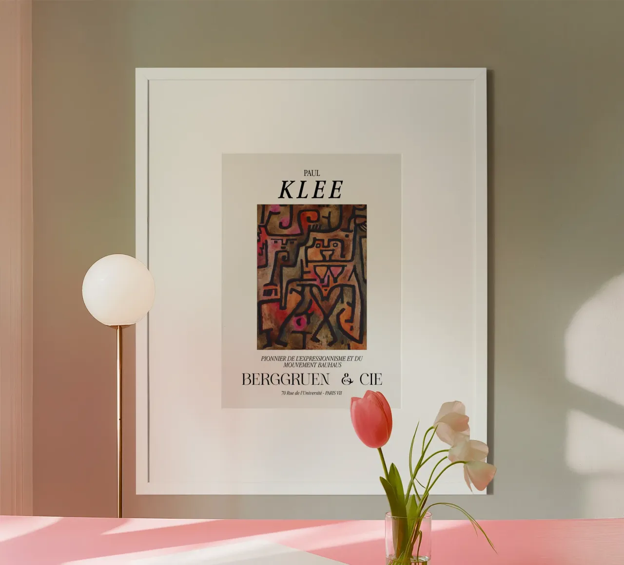 Paul Klee Streghe della foresta Espressionismo Bauhaus Berggruen poster con telaio in plastica da NorwesClub