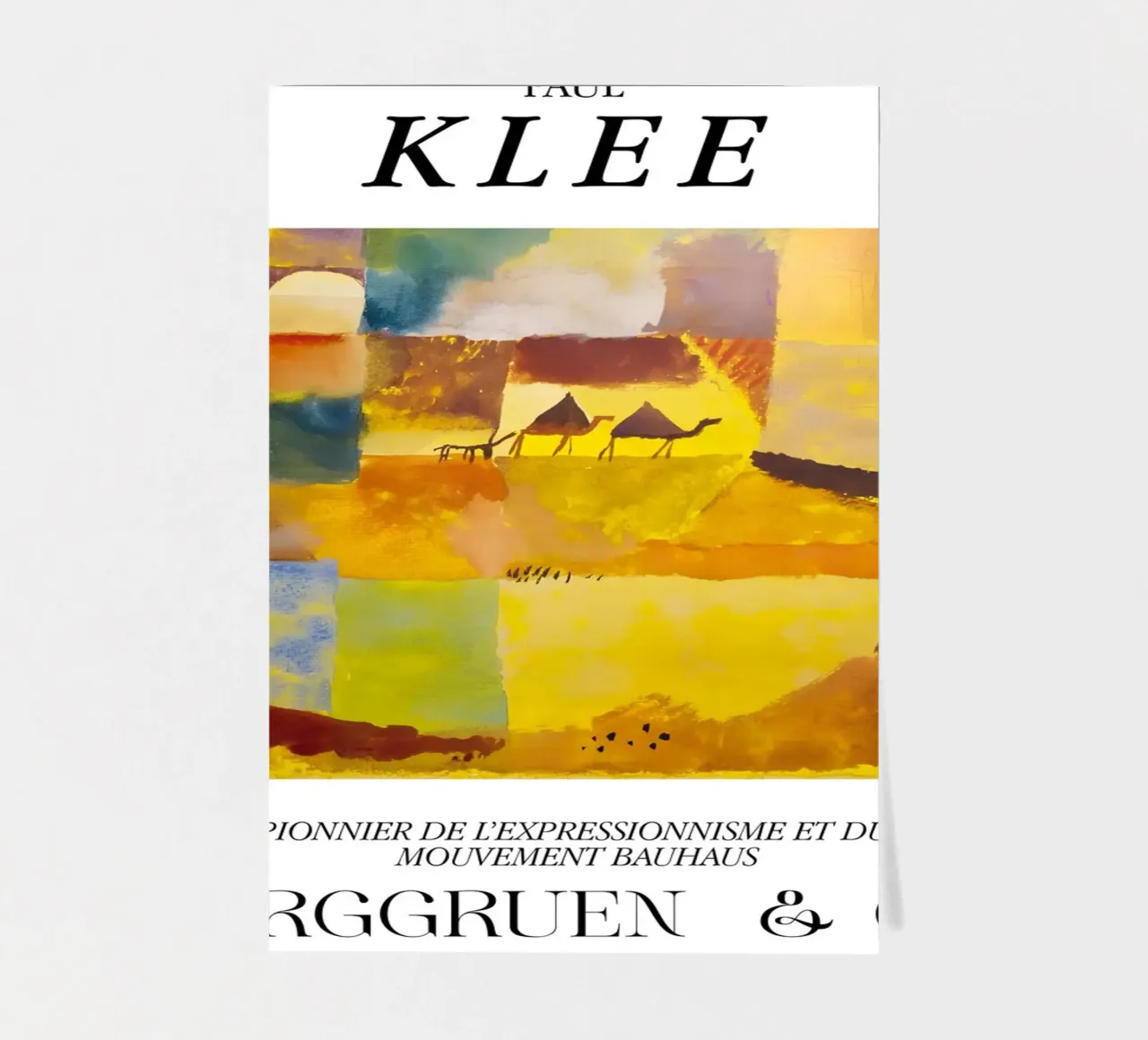 Paul Klee Camels Donkey Expressionism Bauhaus Berggruen Stickerbogen von NorwesClub
