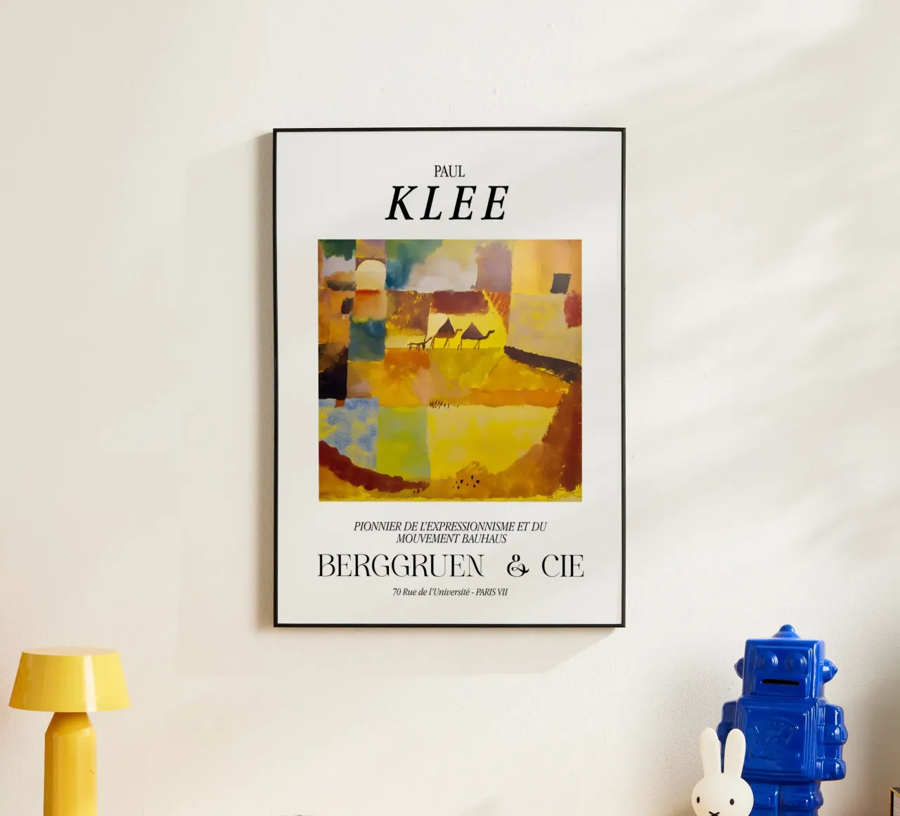 Paul Klee Cammelli Asino Espressionismo Bauhaus Berggruen alluminio dibond da NorwesClub