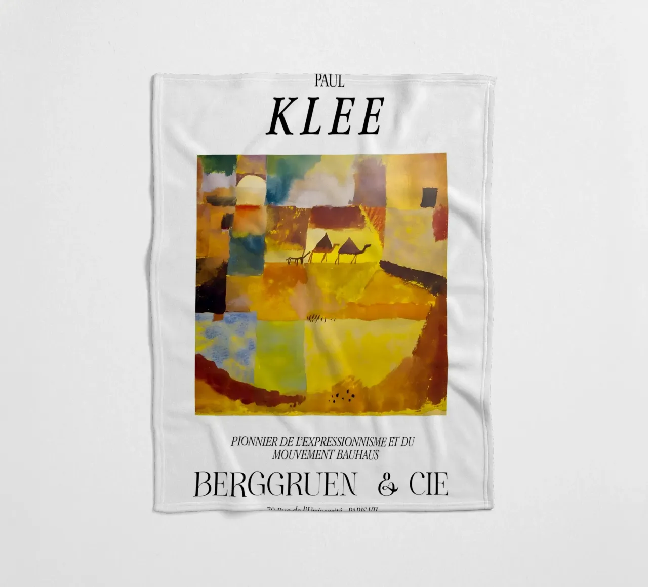 Paul Klee Camels Donkey Expressionism Bauhaus Berggruen Fleecedecke von NorwesClub
