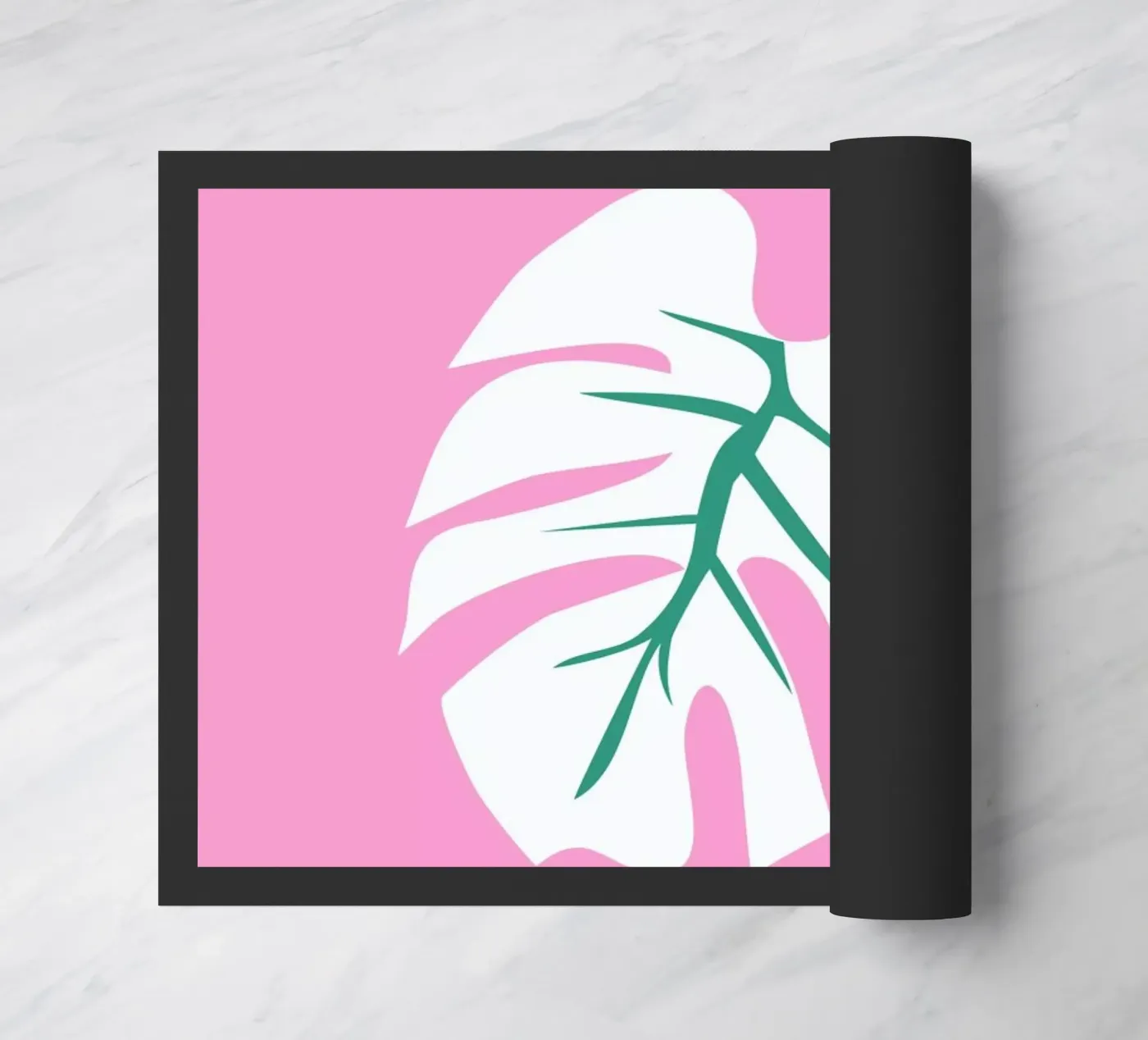 White Monstera Illo Study zerbino da Mariery Young