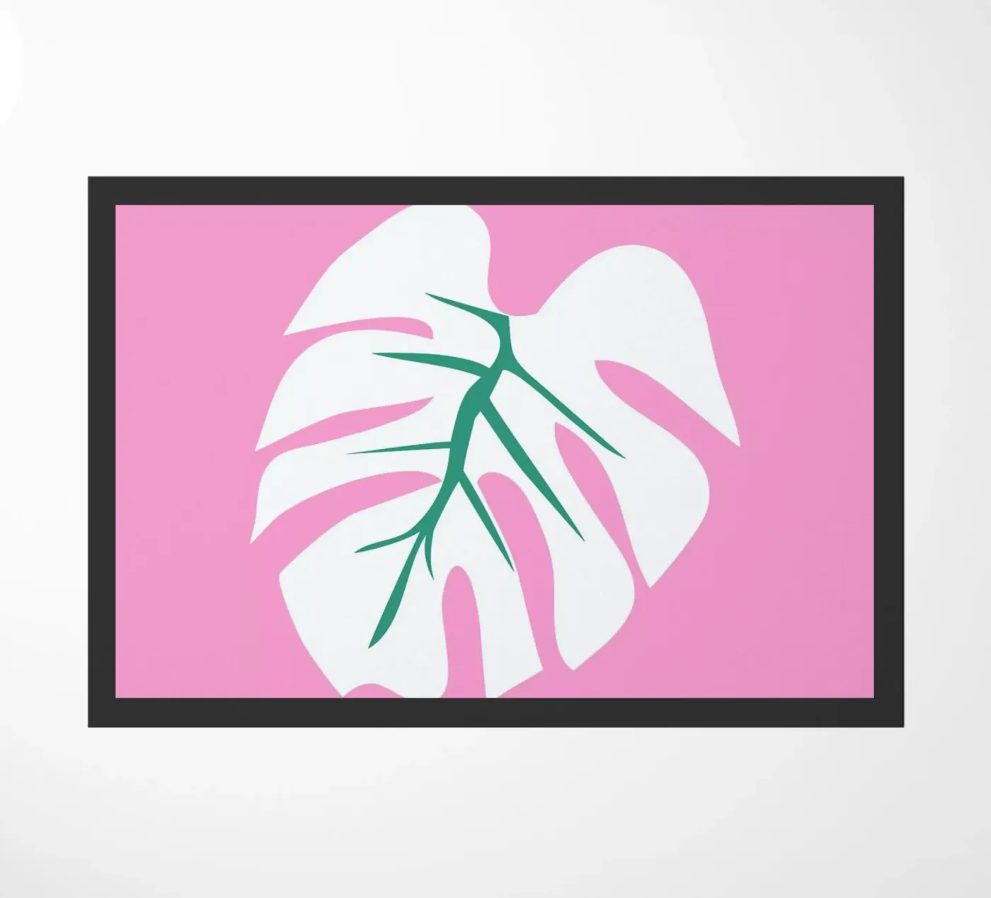 White Monstera Illo Study zerbino da Mariery Young