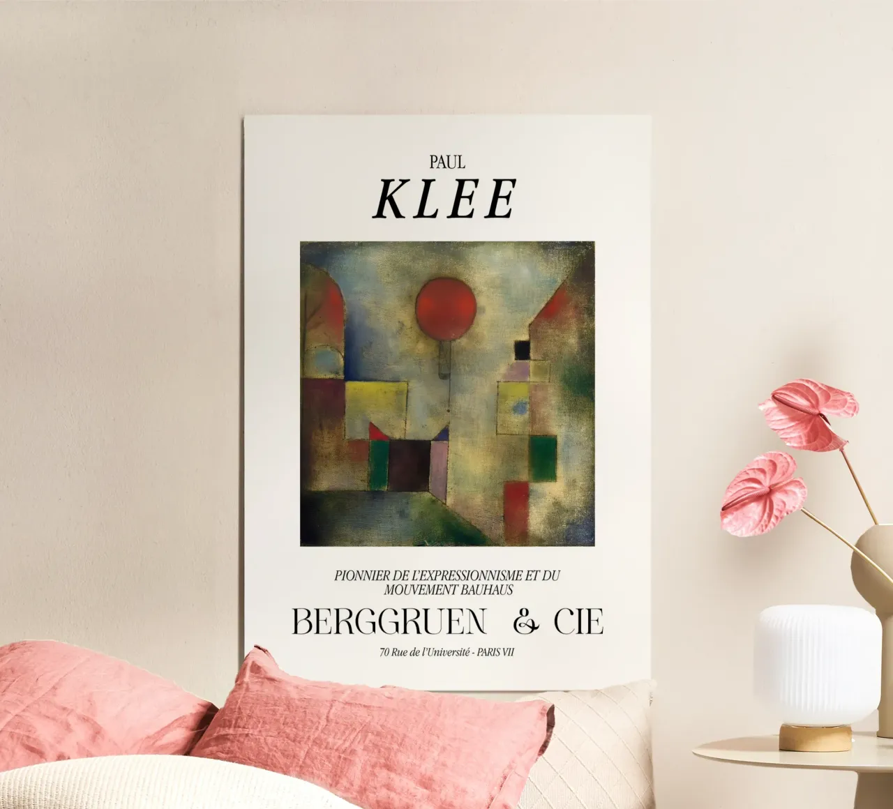 Paul Klee Palloncino rosso Espressionismo Bauhaus Berggruen carta hahnemühle da NorwesClub