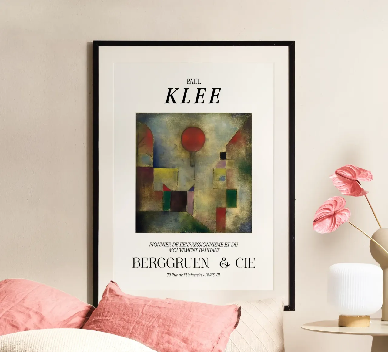 Paul Klee Palloncino rosso Espressionismo Bauhaus Berggruen carta hahnemühle da NorwesClub