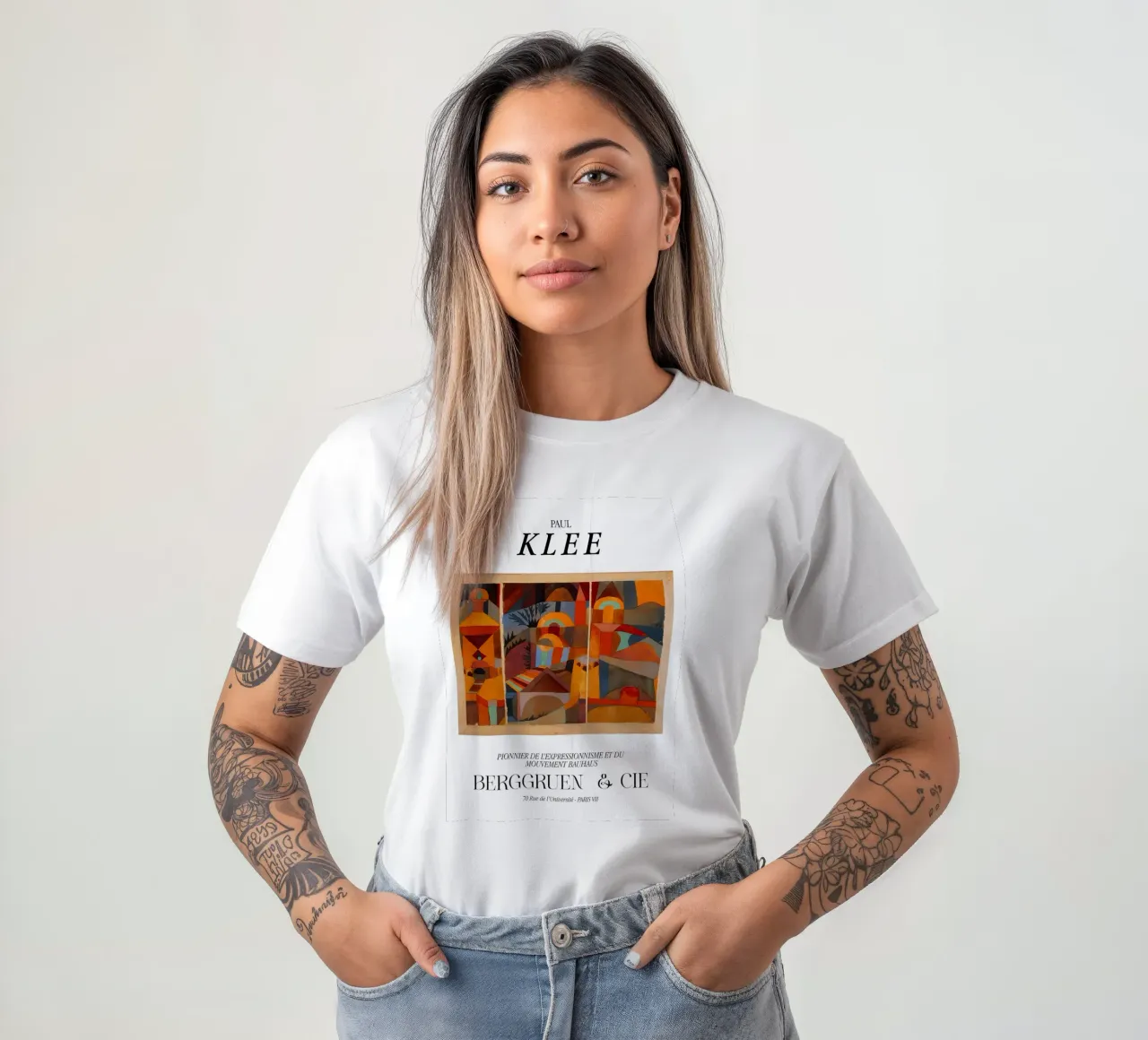 Tempio di Paul Klee Espressionismo Bauhaus Stampa Berggruen t-shirt da NorwesClub