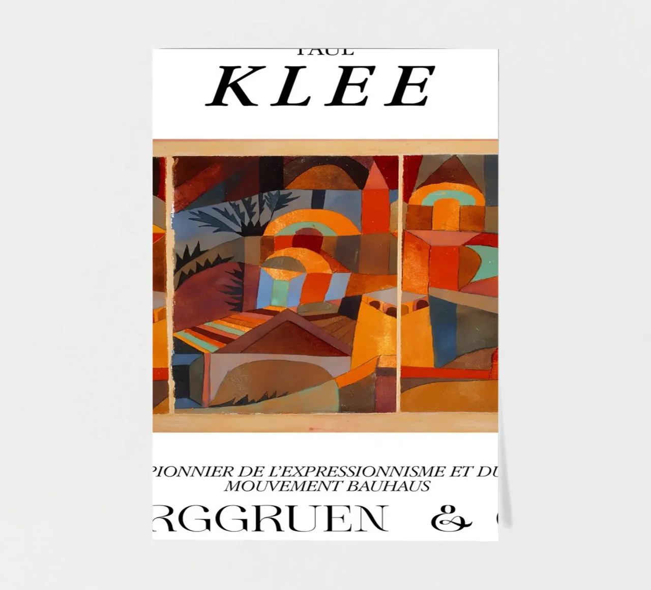 Paul Klee Temple Expressionism Bauhaus Berggruen Print Stickerbogen von NorwesClub