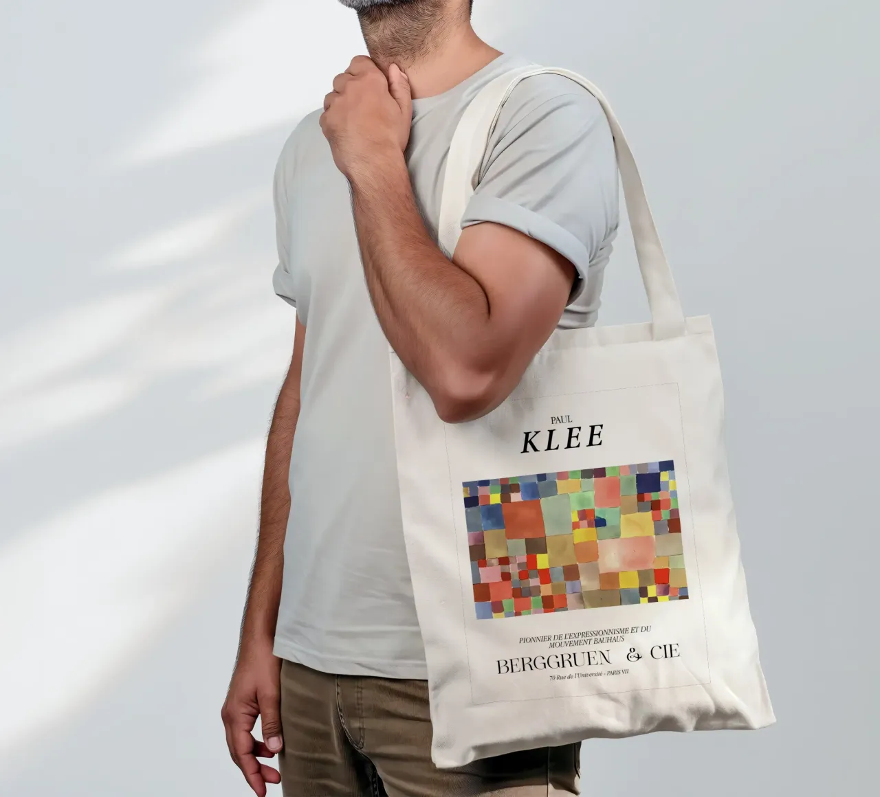 Paul Klee Flora Expressionism Bauhaus Berggruen Print tote bag by NorwesClub