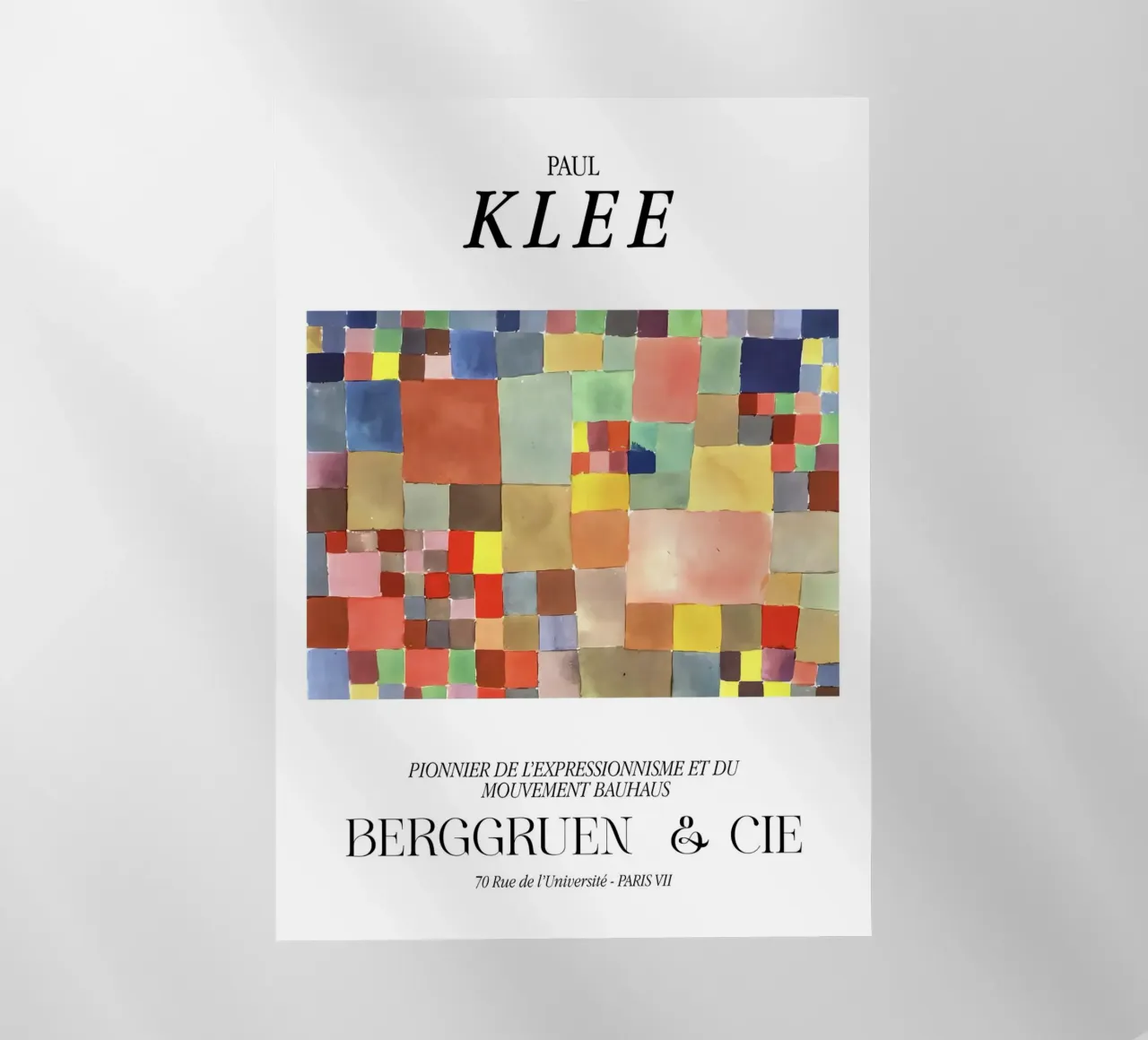 Paul Klee Flora Expressionism Bauhaus Berggruen Print backlit film by NorwesClub