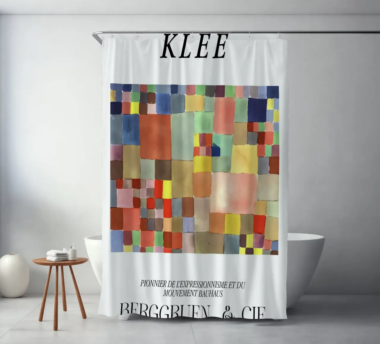 Paul Klee Flora Expressionism Bauhaus Berggruen Print Duschvorhang von NorwesClub