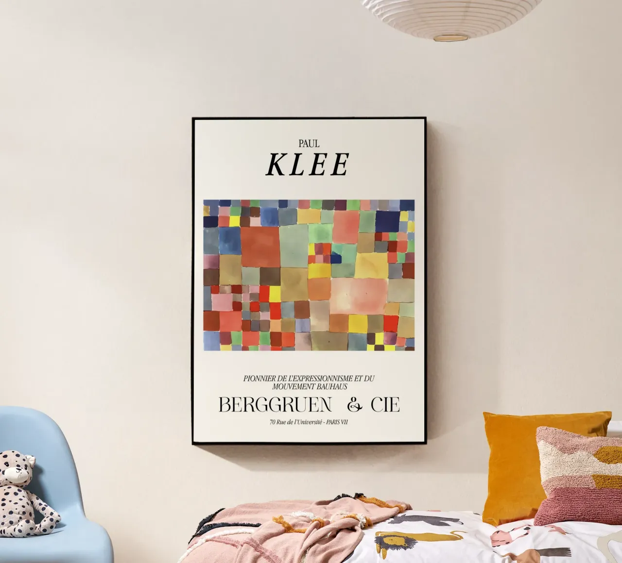 Paul Klee Flora Expressionism Bauhaus Berggruen Print acrylic glass by NorwesClub