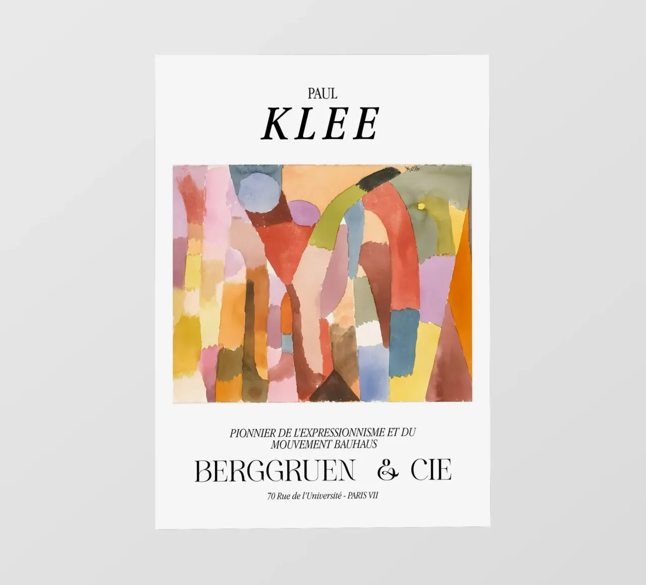 Paul Klee Vaulted Chambers Expressionism Bauhaus Berggruen PVC Plane von NorwesClub