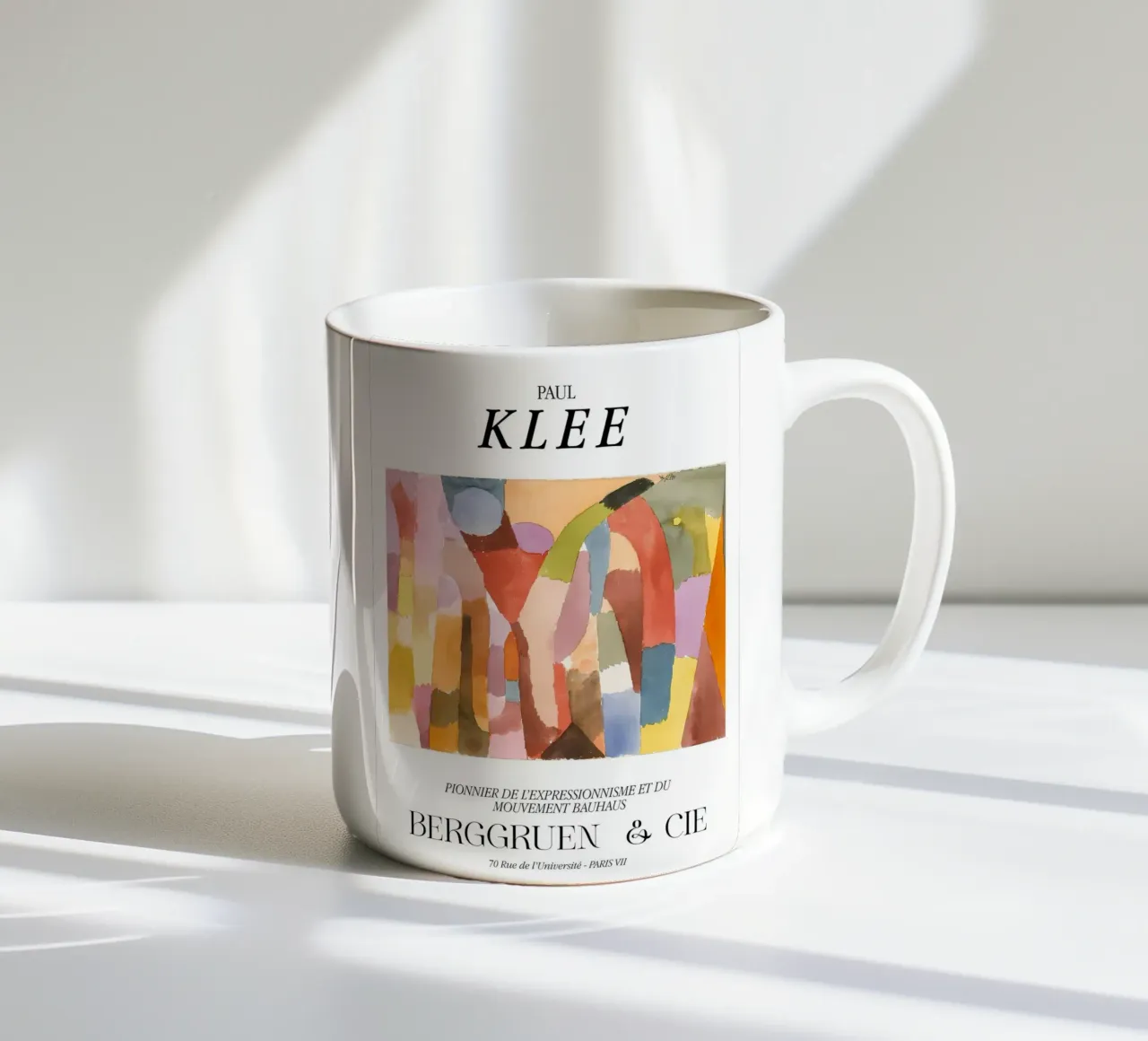 Paul Klee Camere a volta Espressionismo Bauhaus Berggruen tazza in ceramica da NorwesClub