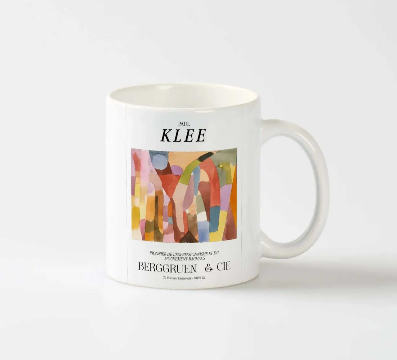 Paul Klee Camere a volta Espressionismo Bauhaus Berggruen tazza in ceramica da NorwesClub