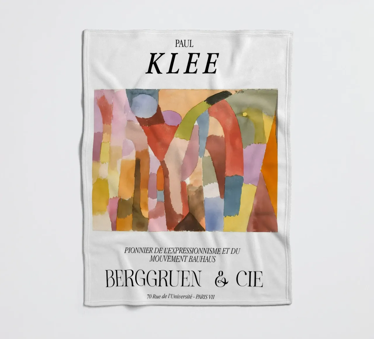 Paul Klee Vaulted Chambers Expressionism Bauhaus Berggruen Fleecedecke von NorwesClub