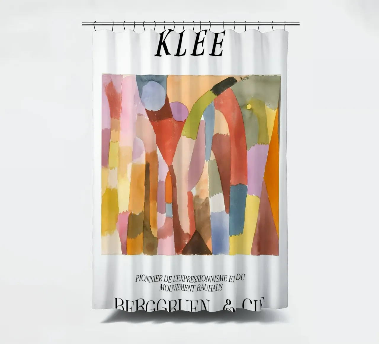 Paul Klee Vaulted Chambers Expressionism Bauhaus Berggruen Duschvorhang von NorwesClub