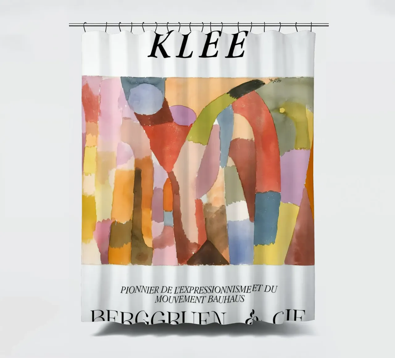 Paul Klee Vaulted Chambers Expressionism Bauhaus Berggruen Duschvorhang von NorwesClub