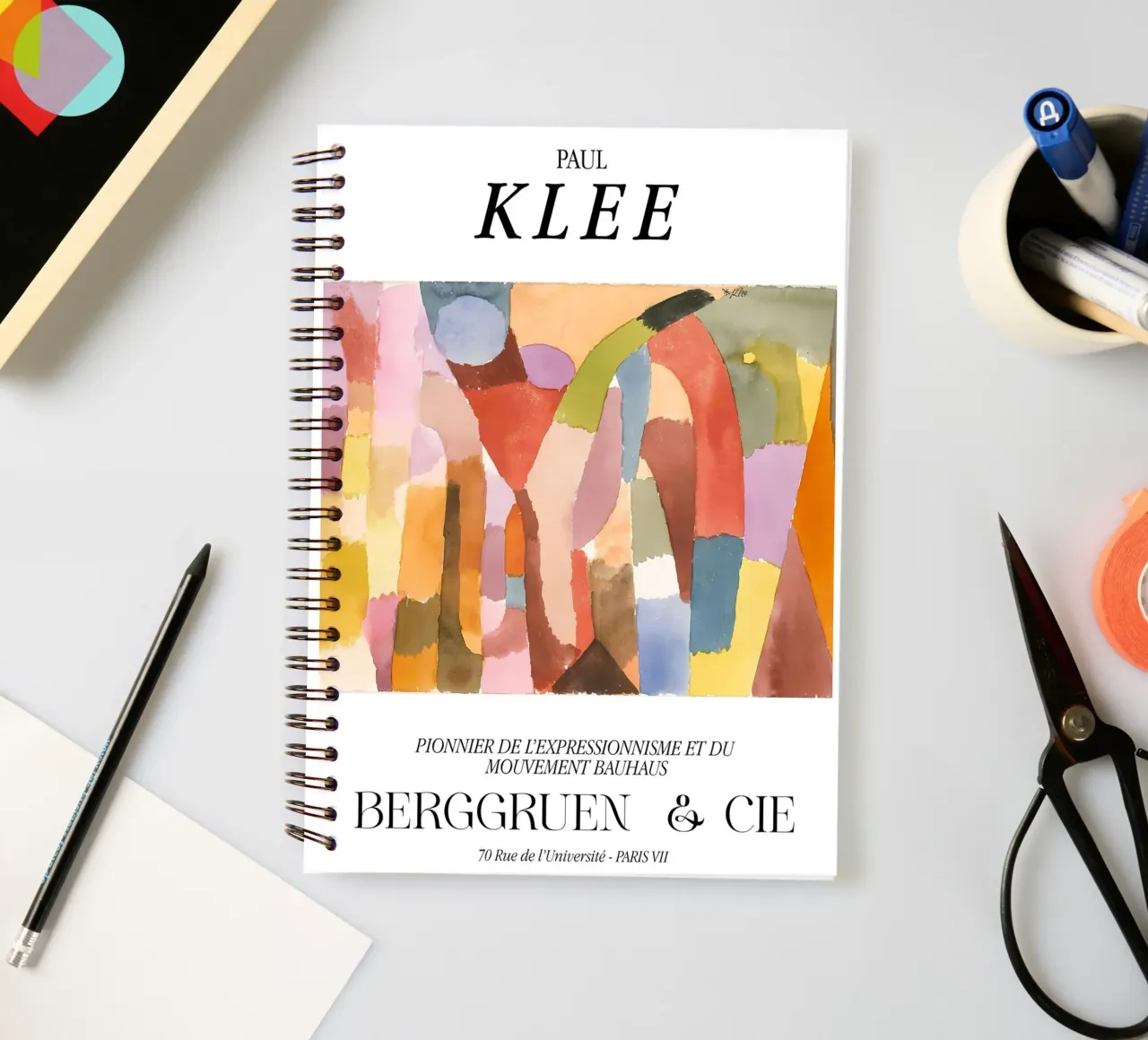 Paul Klee Vaulted Chambers Expressionism Bauhaus Berggruen spiral notebook by NorwesClub