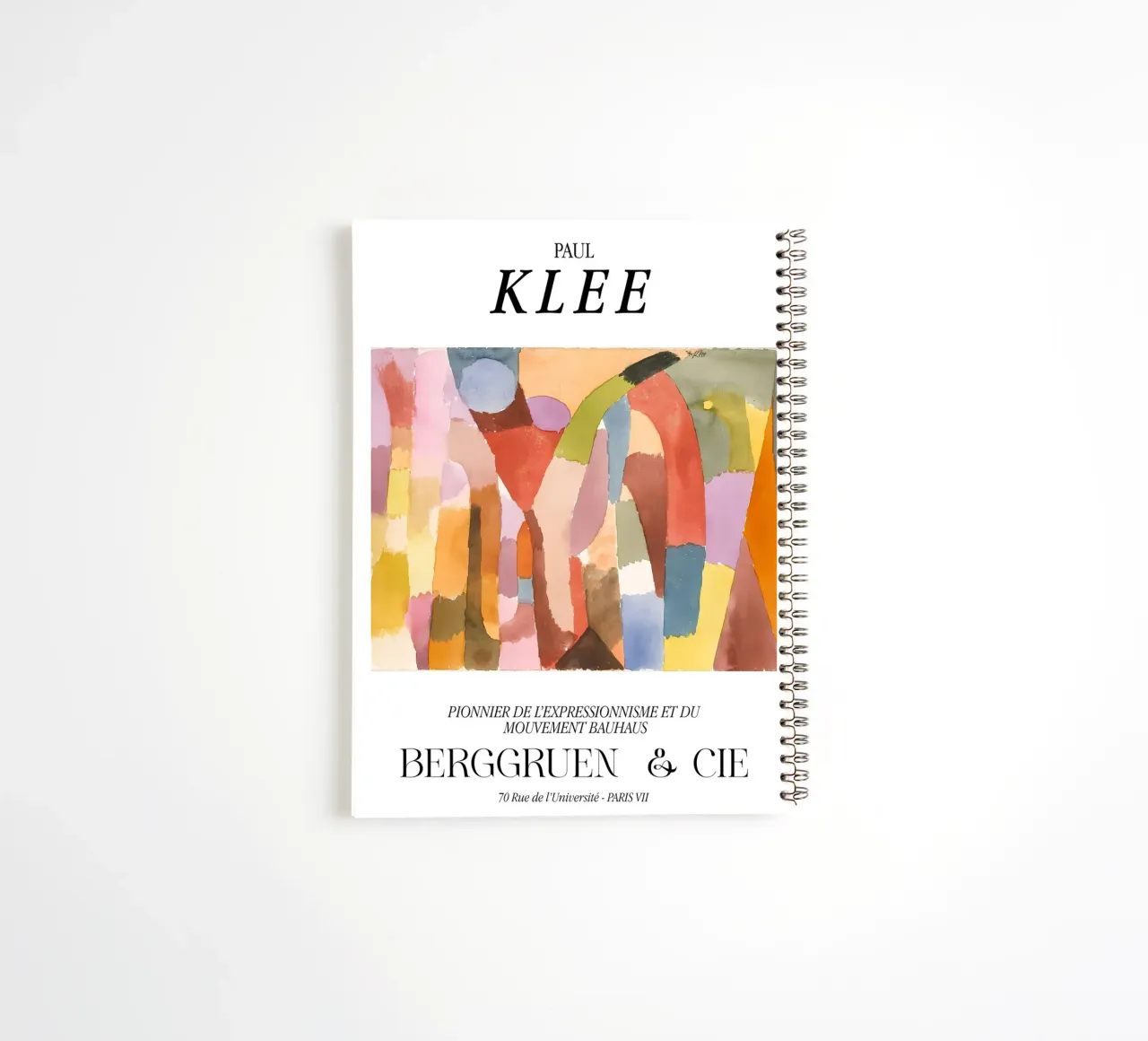 Paul Klee Vaulted Chambers Expressionism Bauhaus Berggruen spiral notebook by NorwesClub