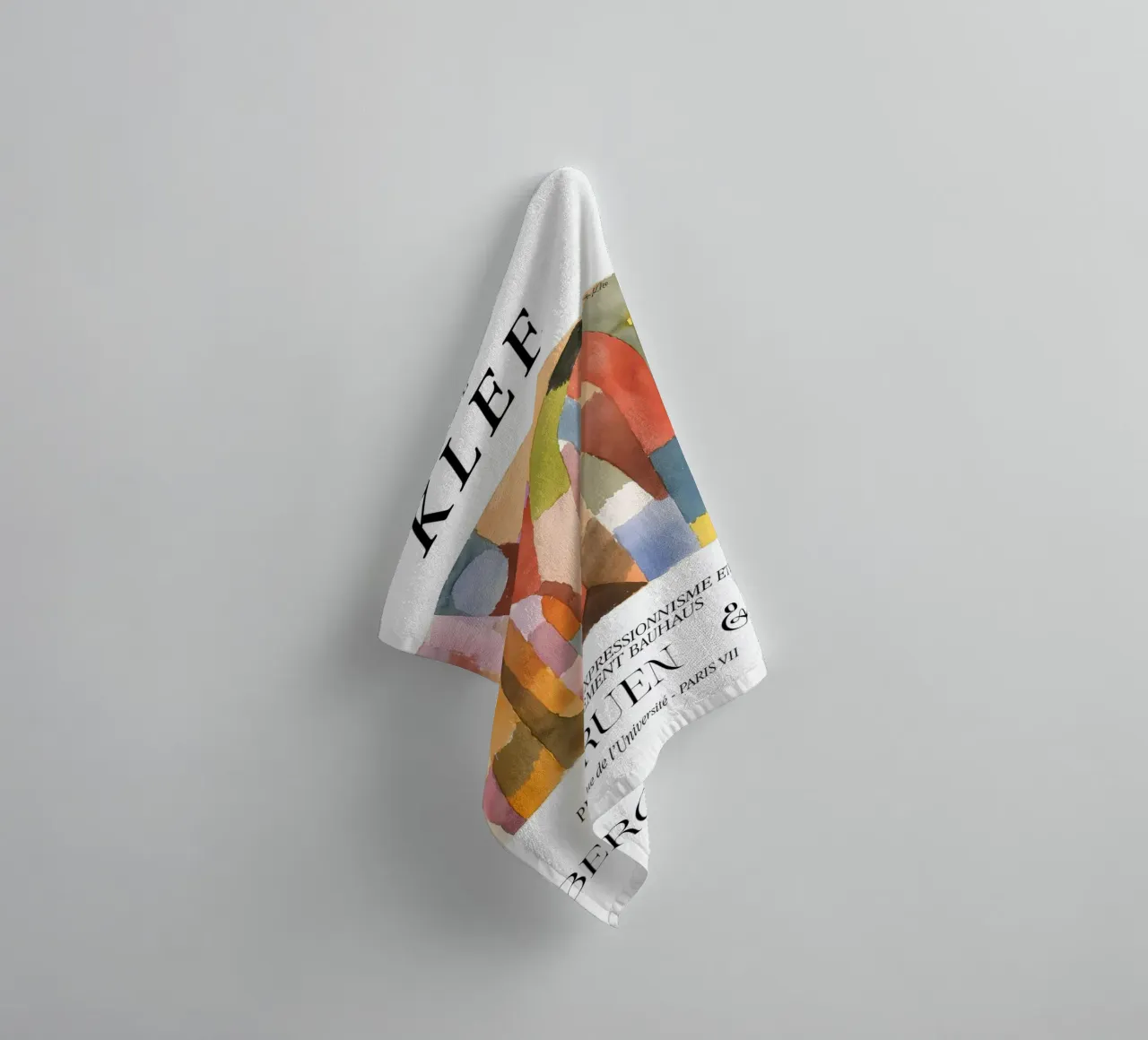 Paul Klee Vaulted Chambers Expressionism Bauhaus Berggruen towel by NorwesClub