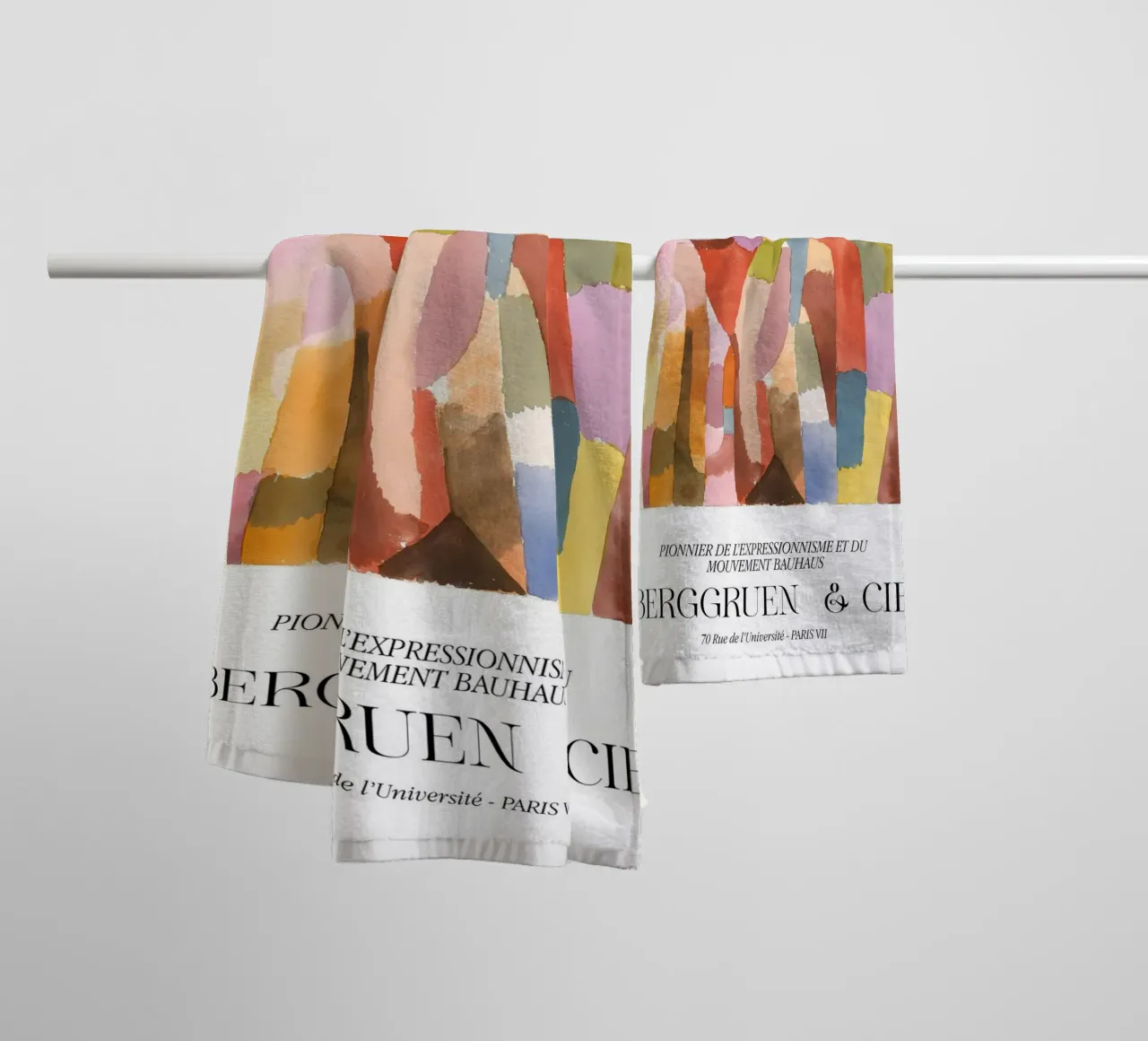 Paul Klee Vaulted Chambers Expressionism Bauhaus Berggruen towel by NorwesClub