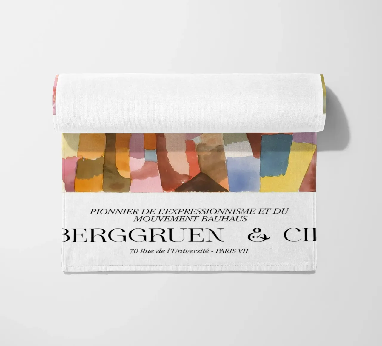 Paul Klee Vaulted Chambers Expressionism Bauhaus Berggruen beach towel by NorwesClub