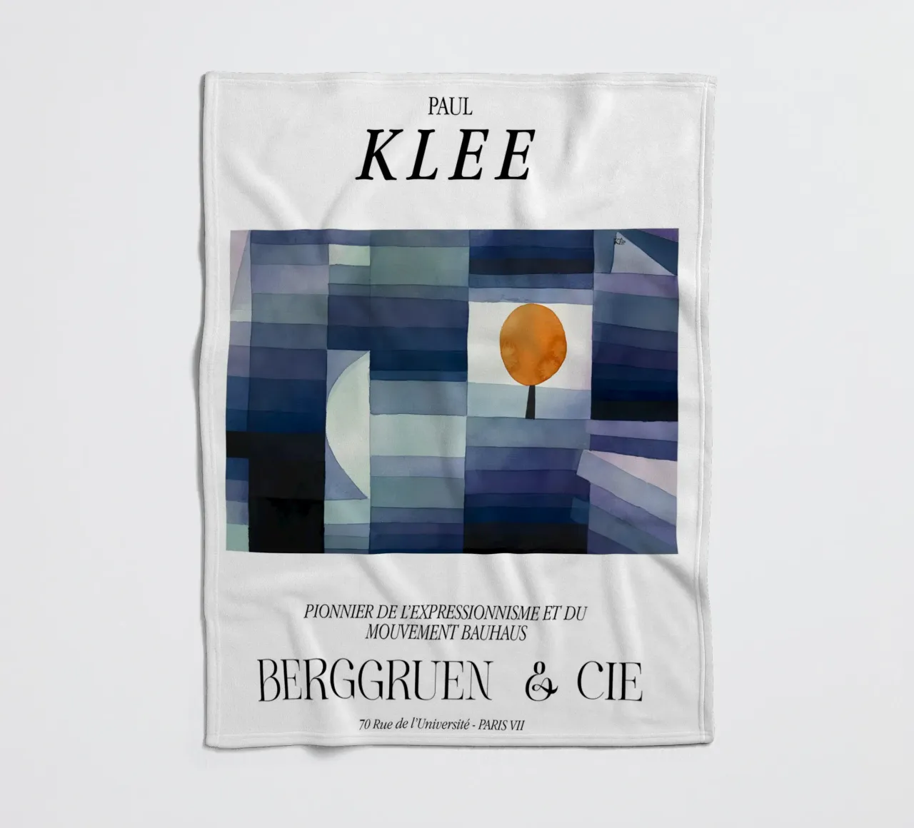Paul Klee Espressionismo arboreo Bauhaus Berggruen coperta in pile da NorwesClub