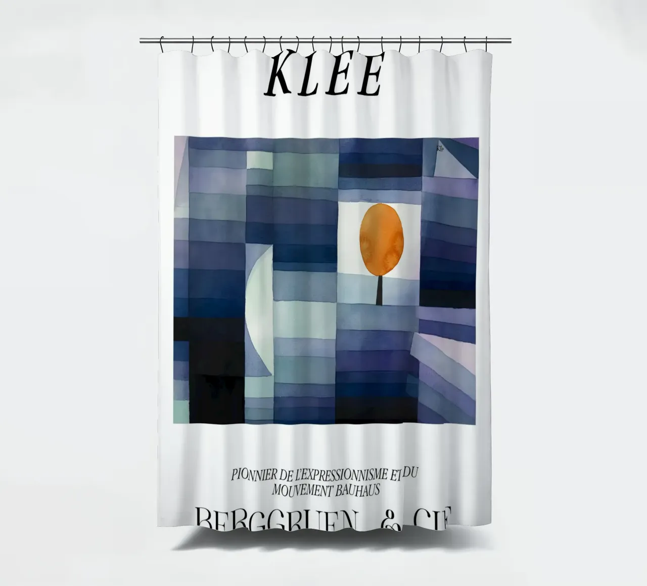 Paul Klee Harbinger Expressionism Bauhaus Berggruen shower curtain by NorwesClub