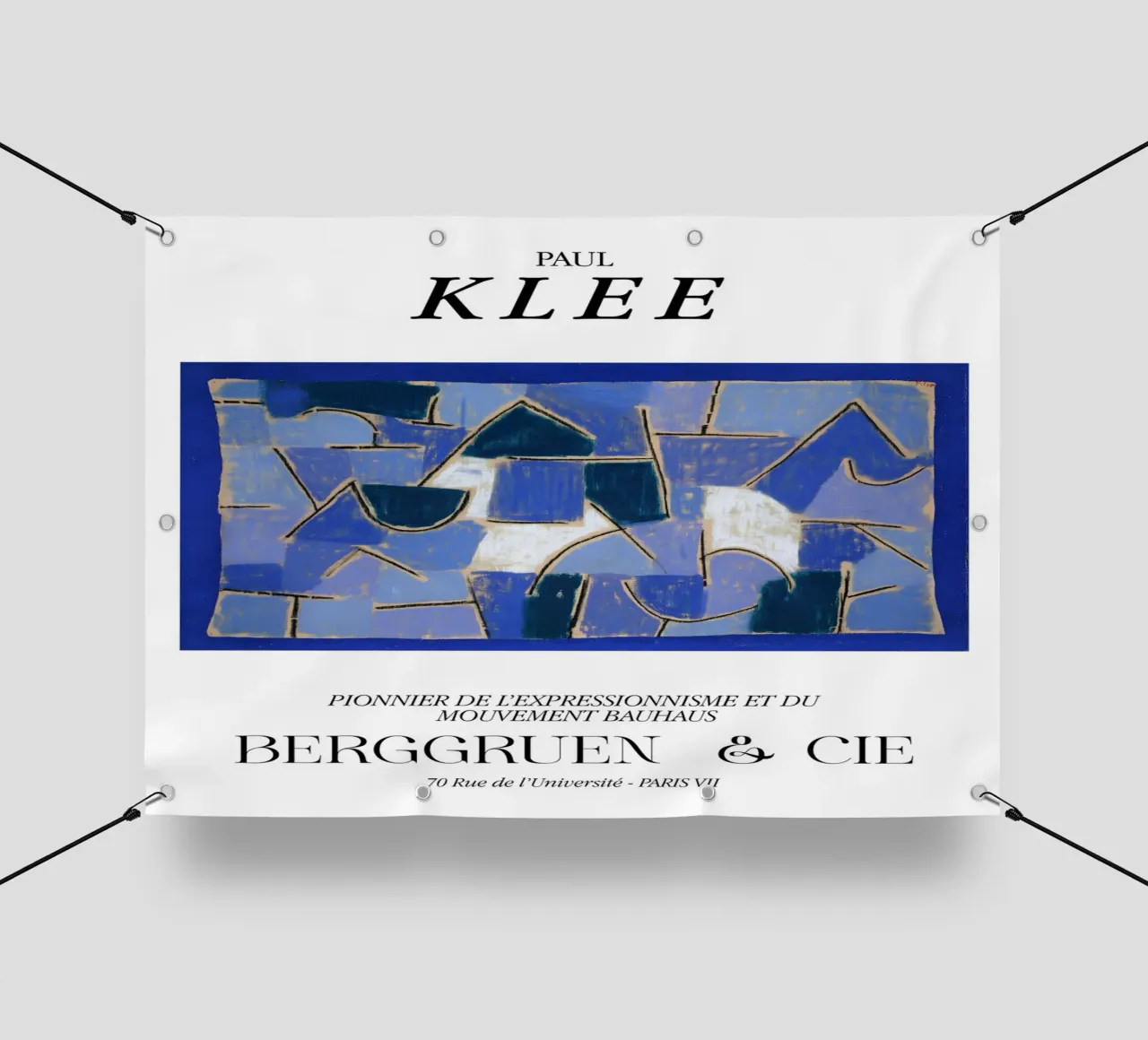 Paul Klee Notte blu Espressionismo Bauhaus Berggruen telo in pvc da NorwesClub