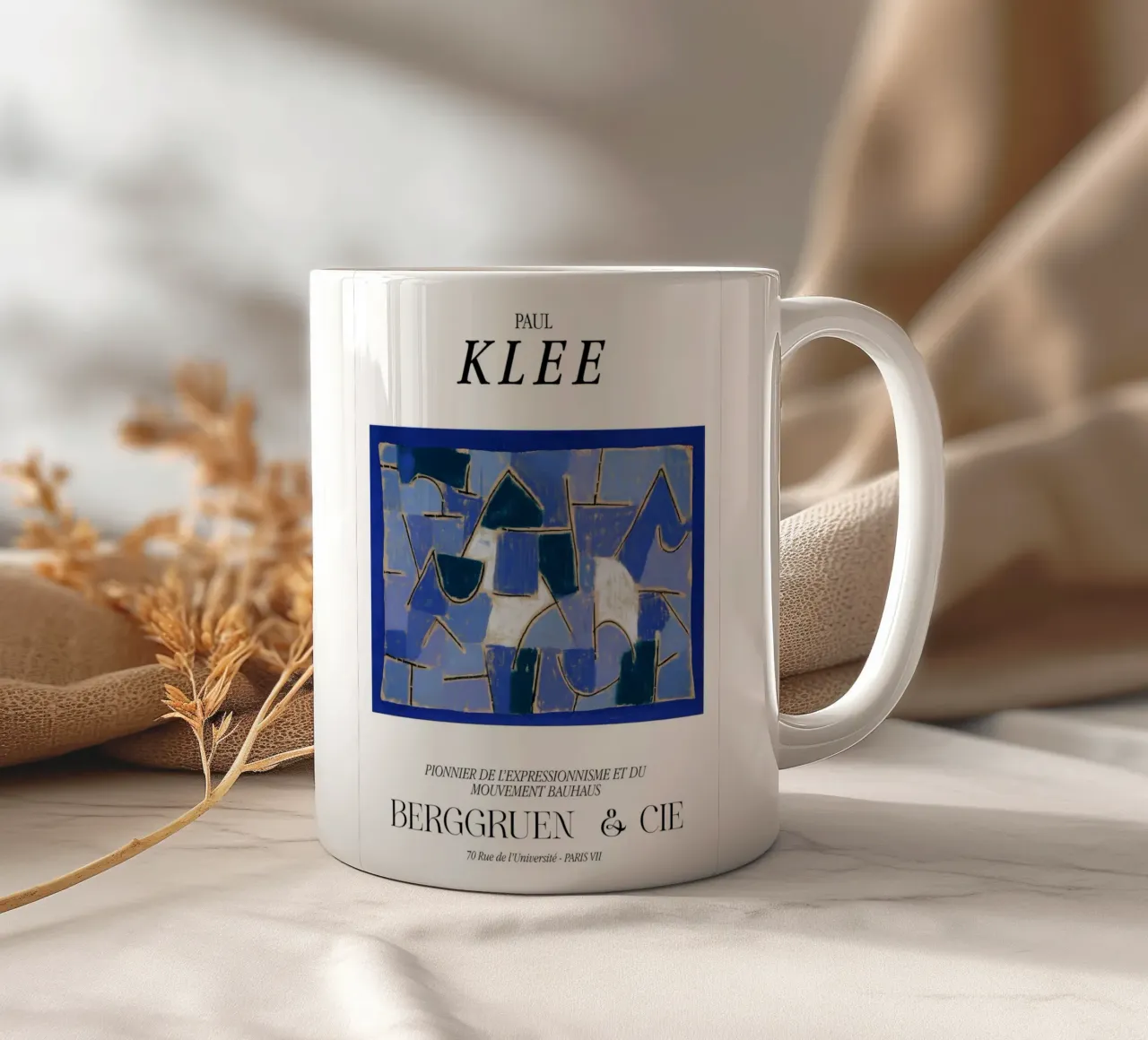 Paul Klee Notte blu Espressionismo Bauhaus Berggruen tazza in ceramica da NorwesClub
