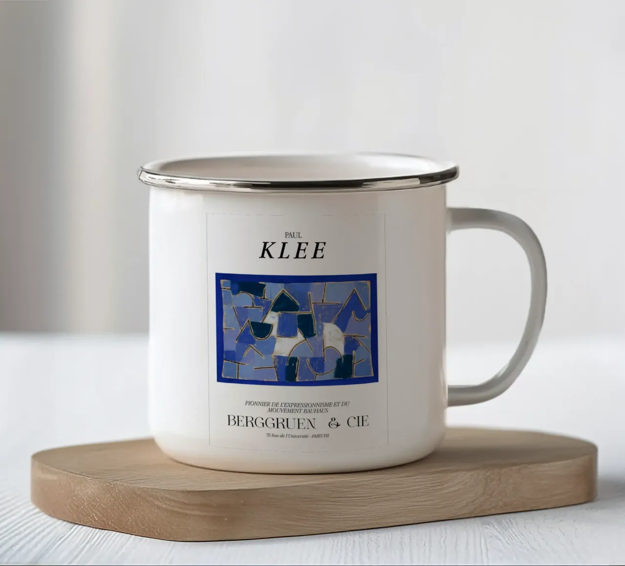 Paul Klee Notte blu Espressionismo Bauhaus Berggruen tazza in smalto da NorwesClub