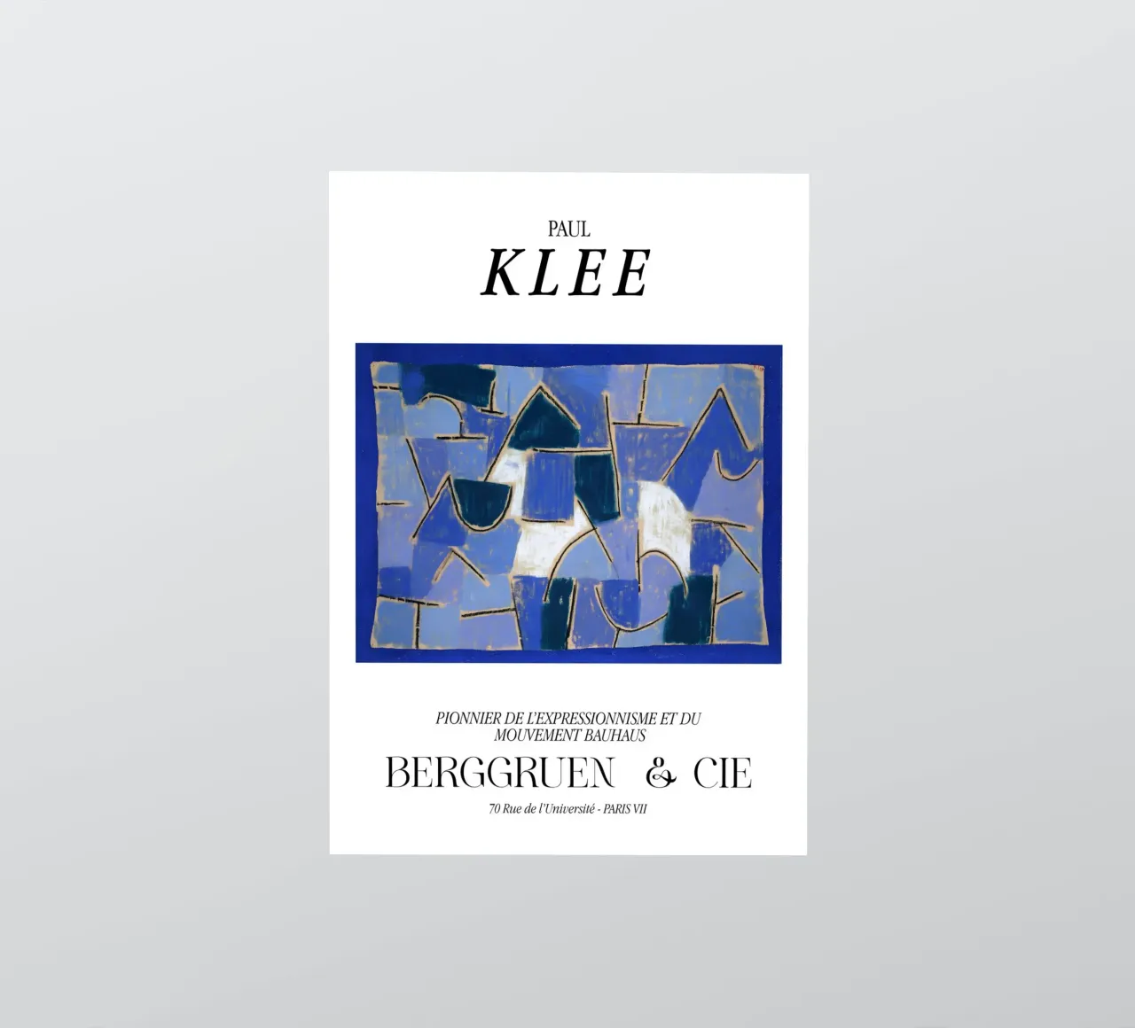 Paul Klee Notte blu Espressionismo Bauhaus Berggruen adesivo da NorwesClub