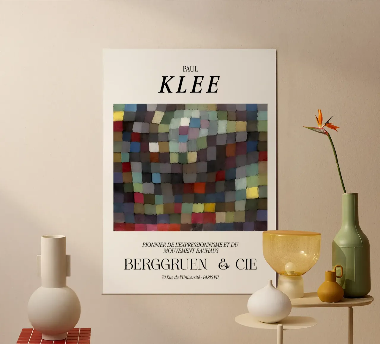 Paul Klee maggio quadro Espressionismo Bauhaus Berggruen alluminio dibond da NorwesClub