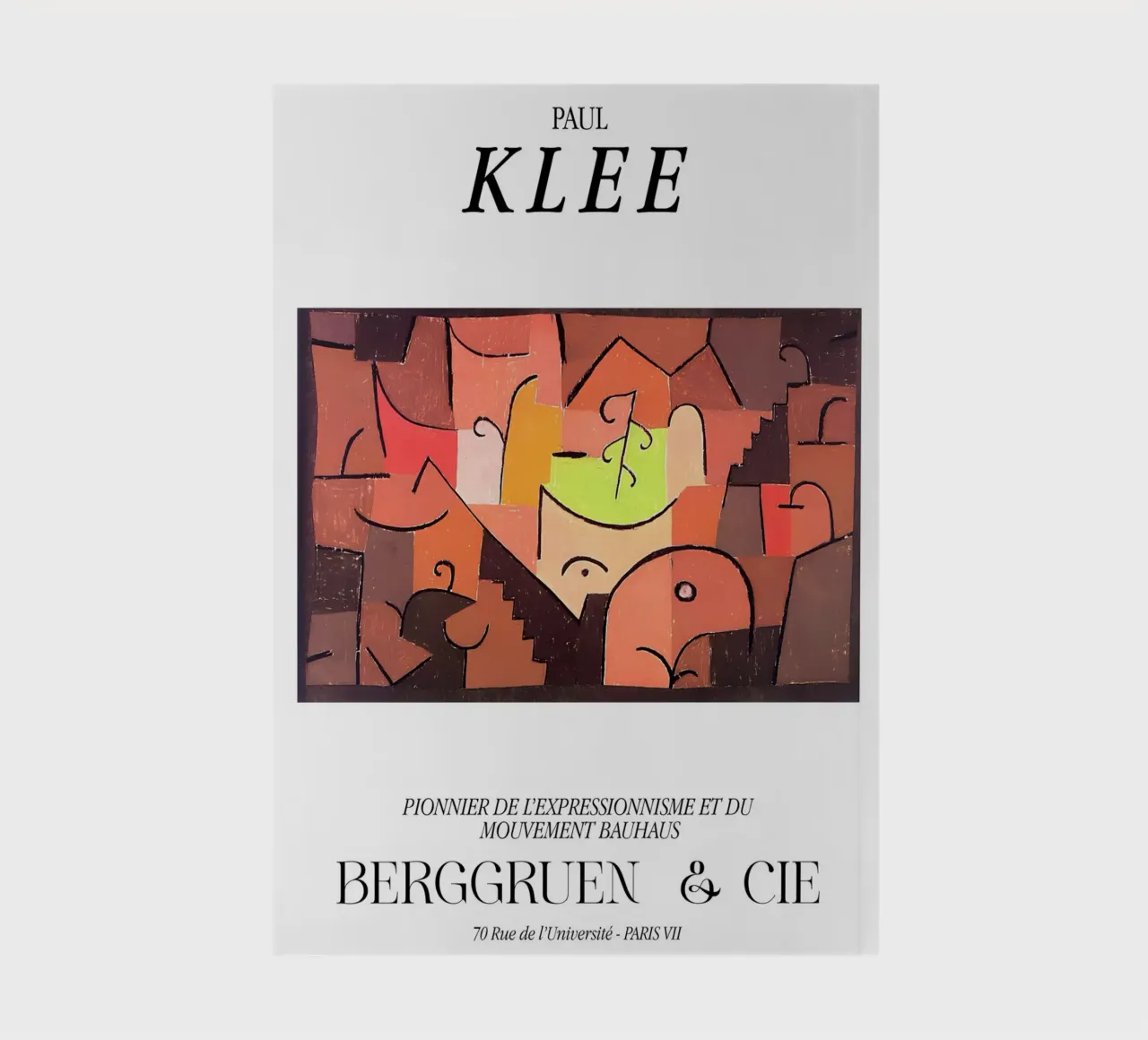 Paul Klee Stage Expressionism Bauhaus Berggruen Print notebook by NorwesClub