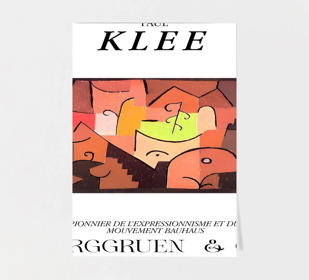 Paul Klee Stage Expressionism Bauhaus Berggruen Print planche autocollant de NorwesClub