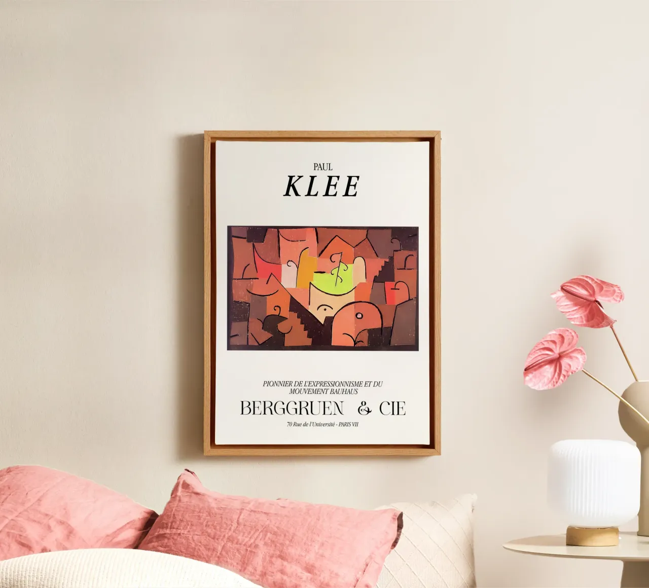 Paul Klee Stage Expressionism Bauhaus Berggruen Print canvas by NorwesClub