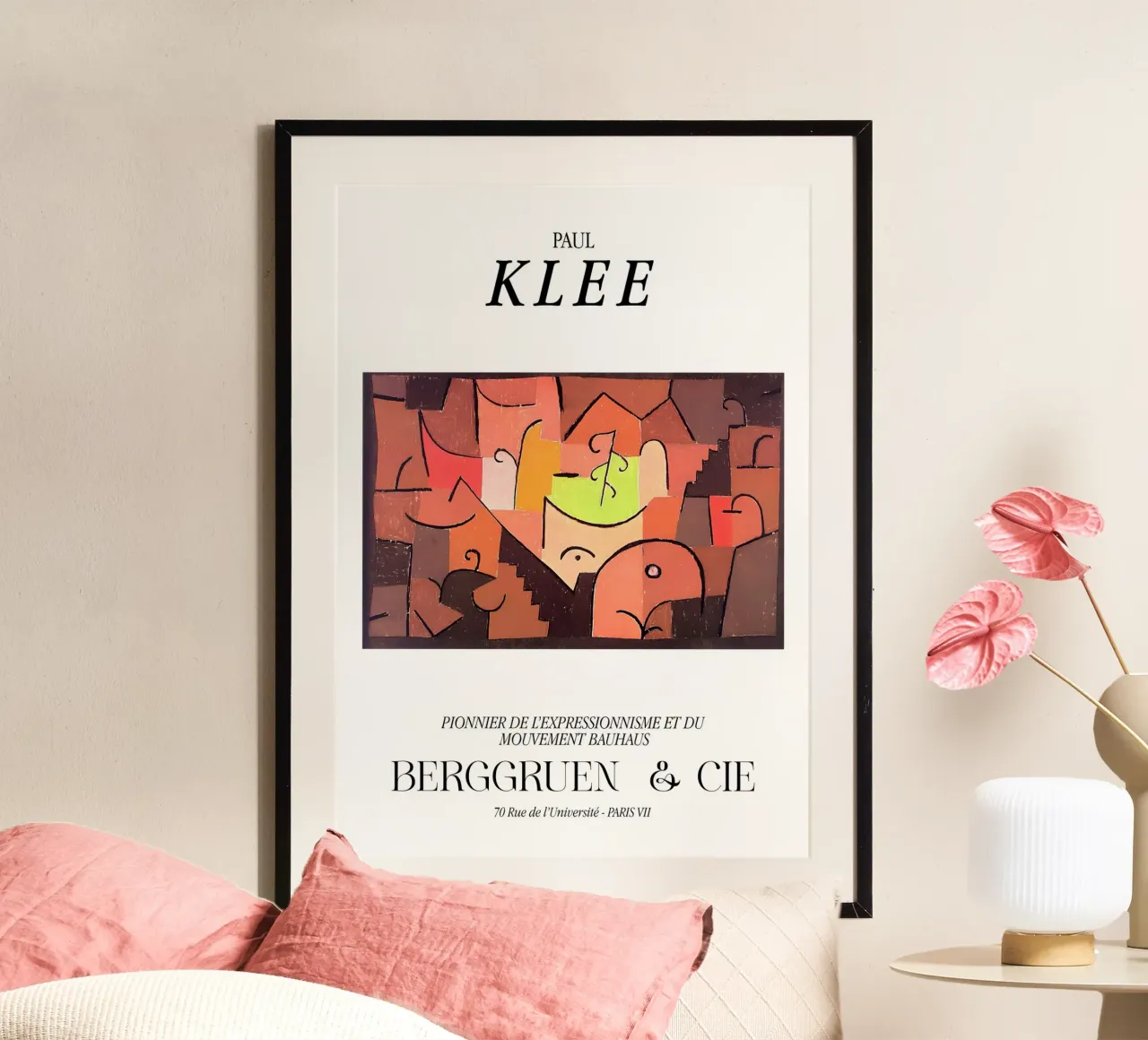 Paul Klee Expressionisme Bauhaus Berggruen Print hahnemühle van NorwesClub