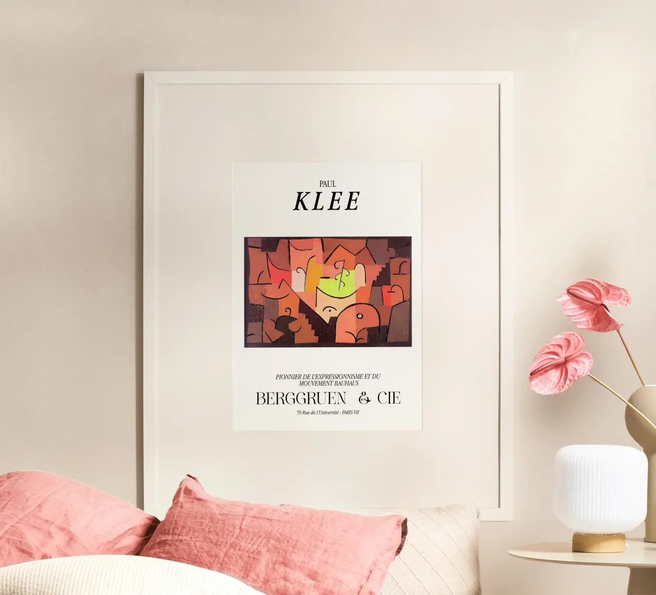 Paul Klee Expressionisme Bauhaus Berggruen Print hahnemühle van NorwesClub