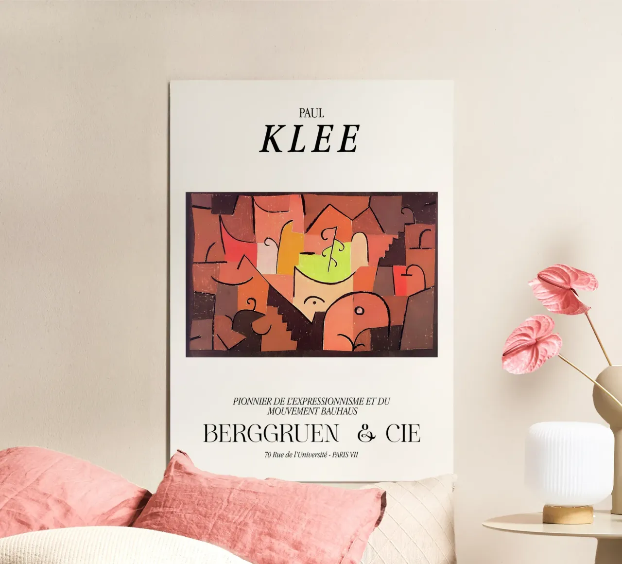 Paul Klee Expressionisme Bauhaus Berggruen Print hahnemühle van NorwesClub