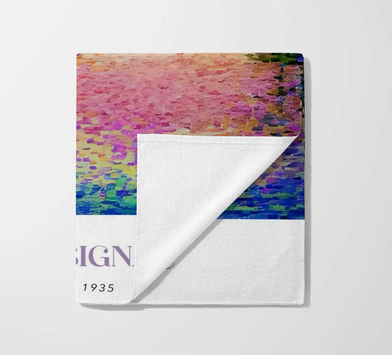 Paul Signac Le Port Sunset Pointillism Vintage Harbor Art beach towel by NorwesClub