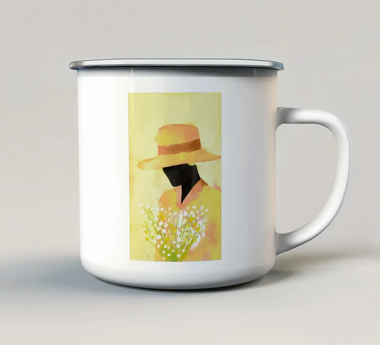 Daisies tazza in smalto da Pure