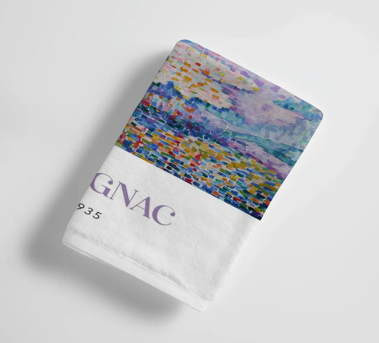 Paul Signac La Calanque Cove Pointillism Arte d'epoca asciugamano da bagno da NorwesClub