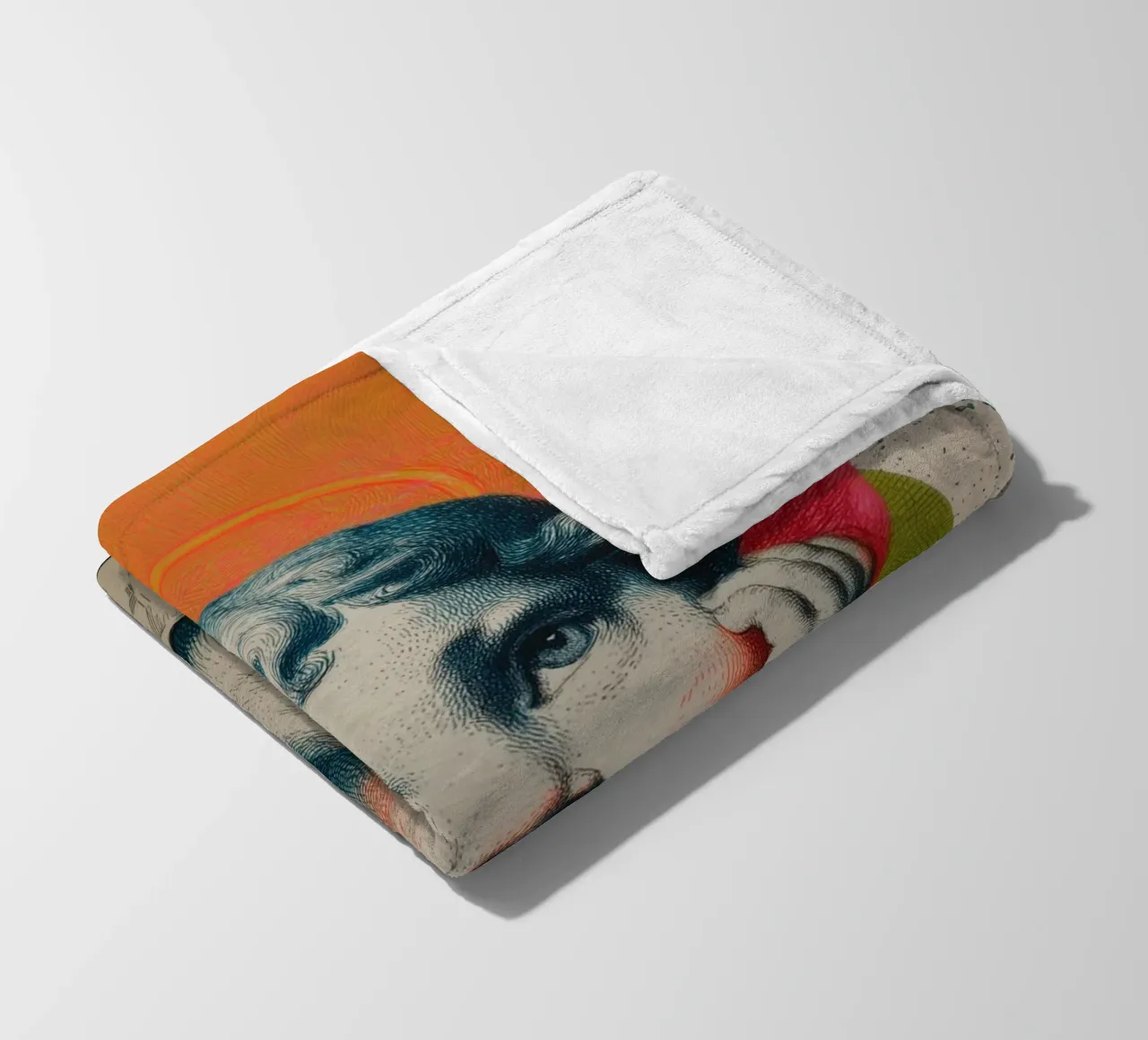 Il sogno di un angelo colorato coperta in pile da Carinaprint