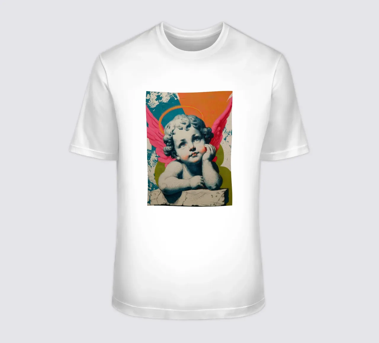 Il sogno di un angelo colorato t-shirt da Carinaprint