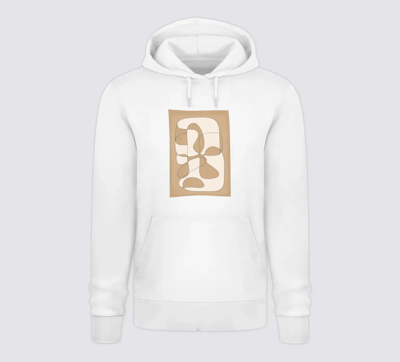 Abstract line art 6 felpa con cappuccio da cityart