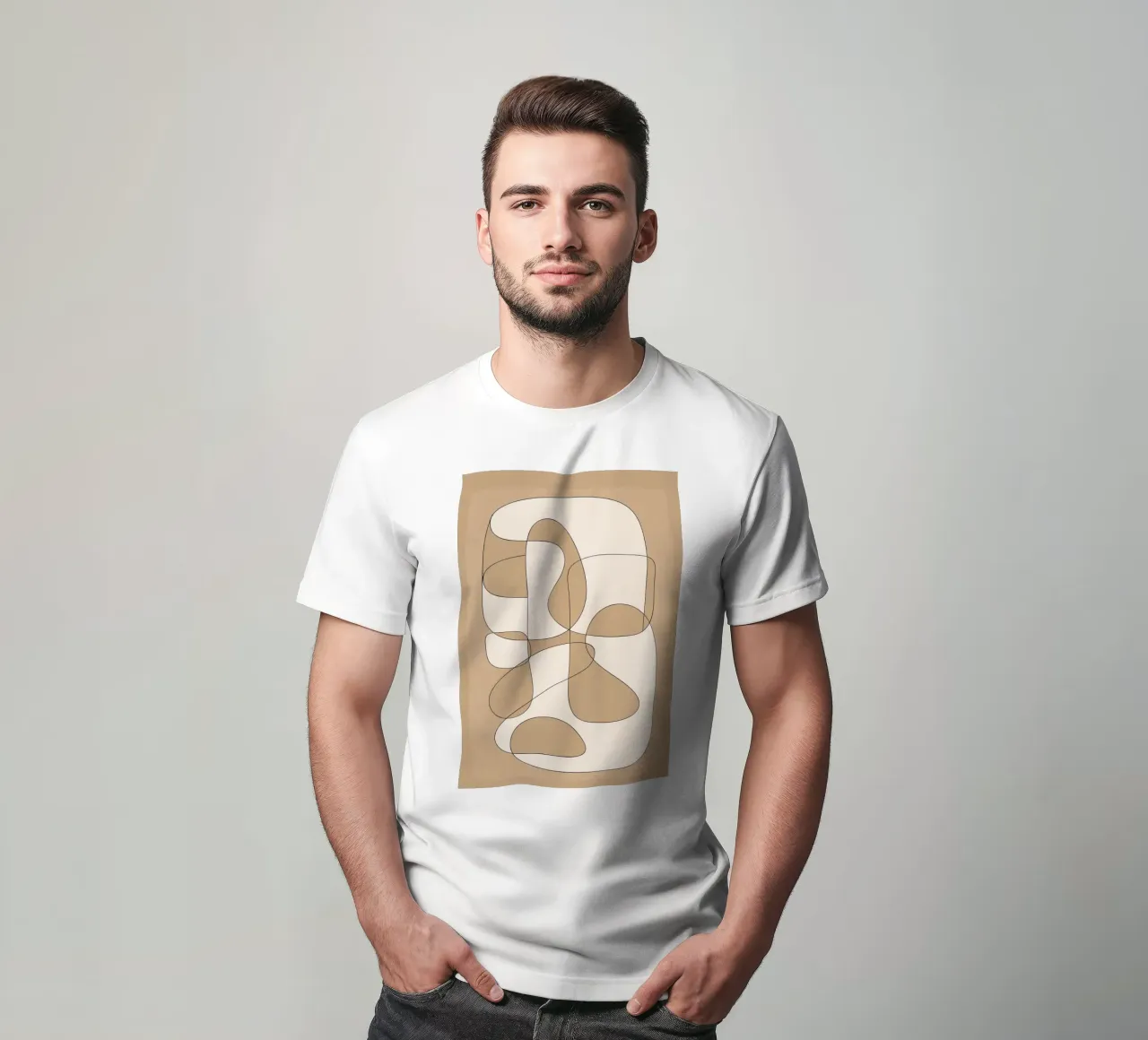 Abstract line art 6 t-shirt da cityart