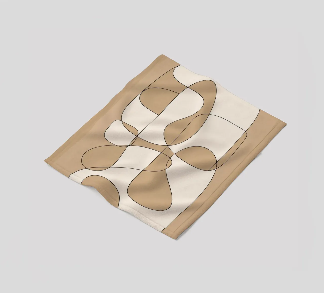 Abstract line art 6 coperta in pile da cityart